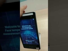 Binocular Face Recognition Walk Through Temperature Scanner Smart Attendance Machine