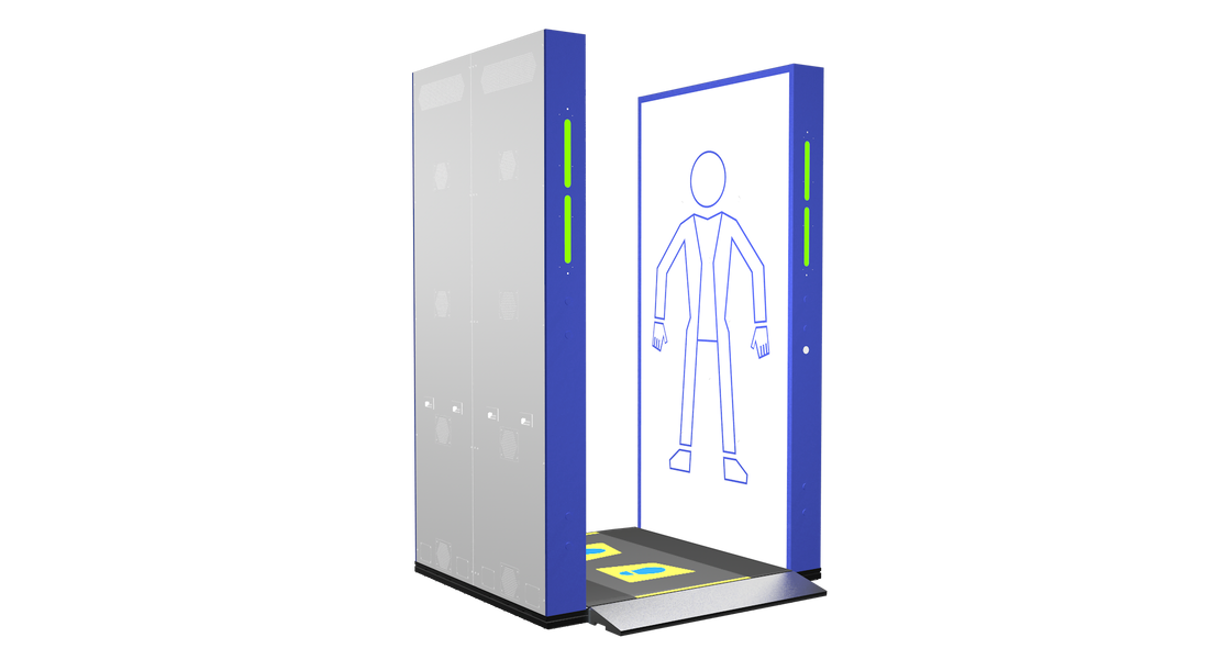 SE-1803 millimeter wave human body security scanner body security screening equipment